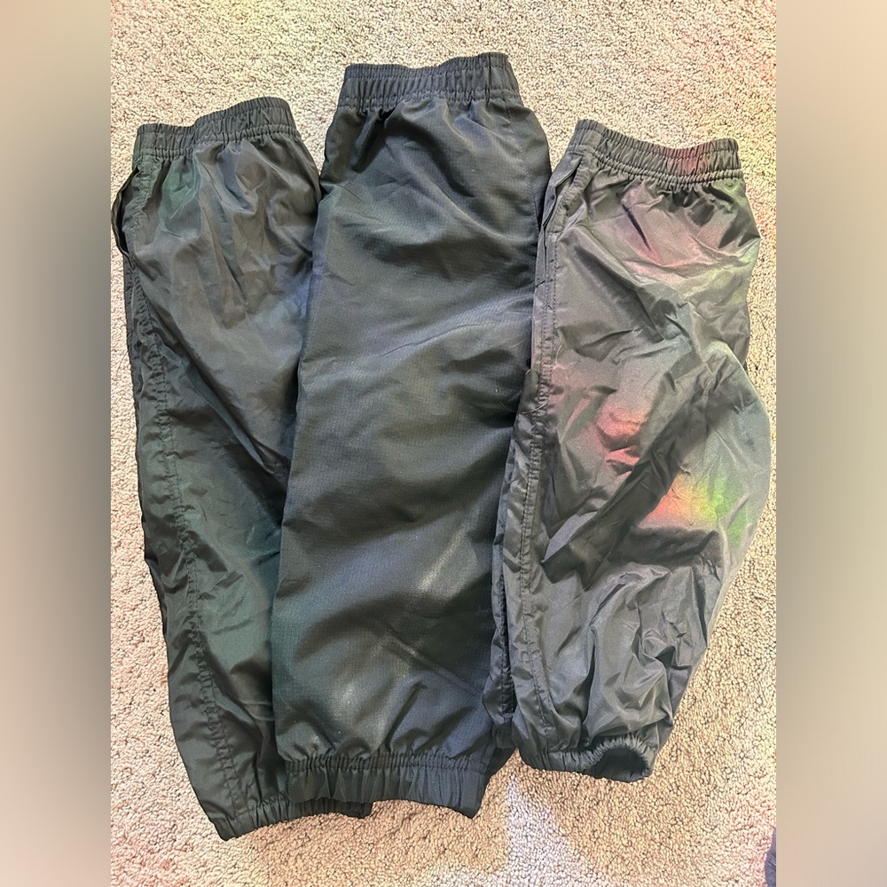 Three Pairs of Black Splash Pants